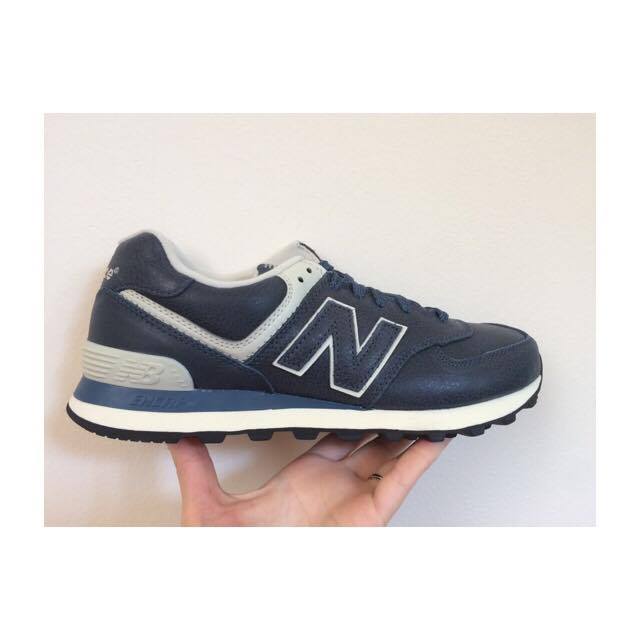 new balance pelle blu