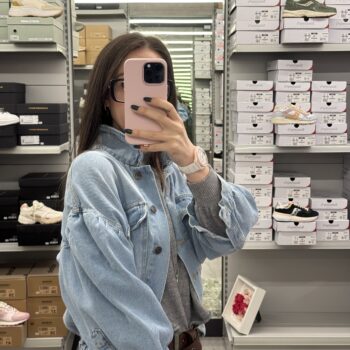 Bomber denim KIKISIX - immagine 4